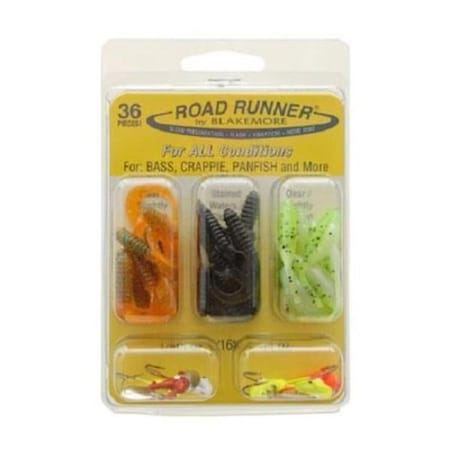Blakemore Road Runner Bass & Crappie Kit - 36 Piece 50-36